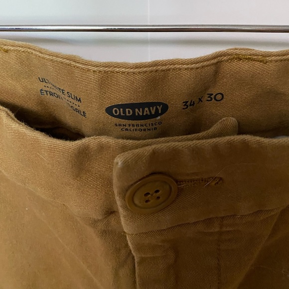 Old Navy Ultimate Slim Khakis - Picture 3 of 4
